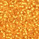 Miyuki rocailles Perlen 11/0 - Silverlined light orange 11-7
